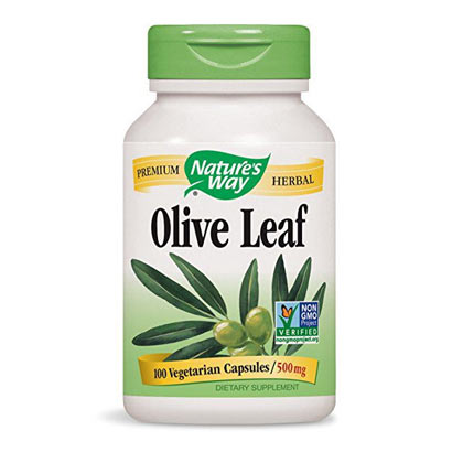 Olive Leaf 100 Vegetarian Capsules (Hoja de Olivo) marca Nature´s Way