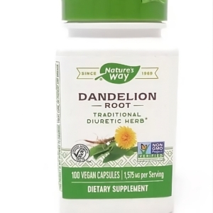 Raíz de Diente de León 100 capsulas vegetales marca Nature’s Way