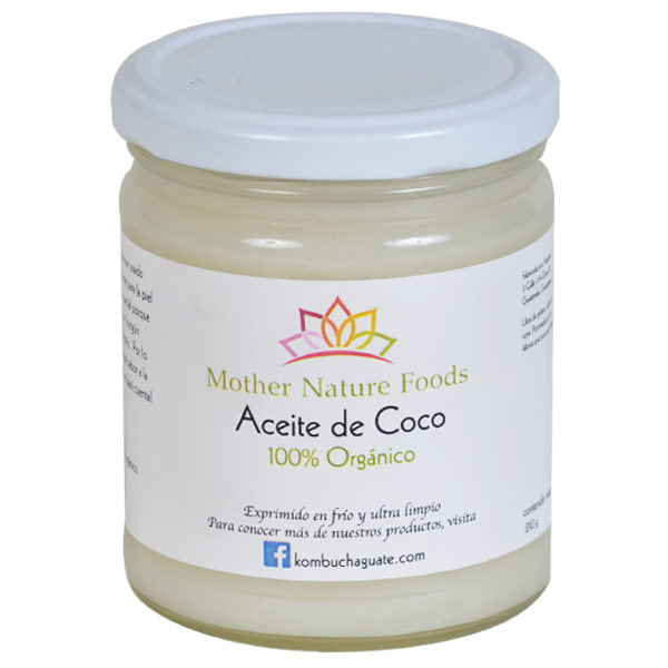 Aceite de Coco Orgánico 210 grs - Mother Nature Foods