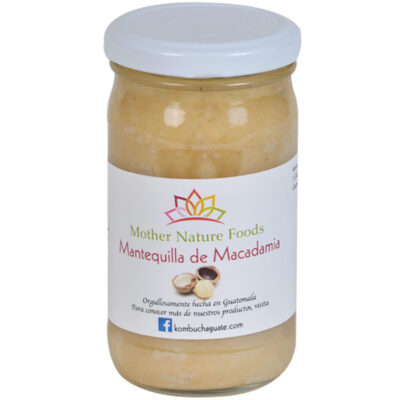 Mantequilla de Macadamia 8 oz marca Mother Nature Foods