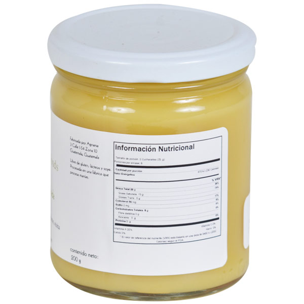 Ghee Orgánico 200 grs marca Mother Nature Foods - Imagen 3
