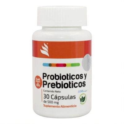PROBIOTICOS Y PREBIOTICOS  30 Capsulas