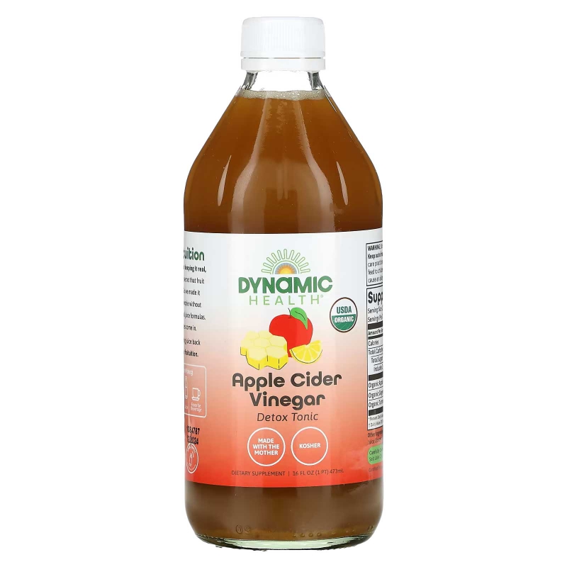 Dynamic Health Vinagre de Manzana 16 ozs