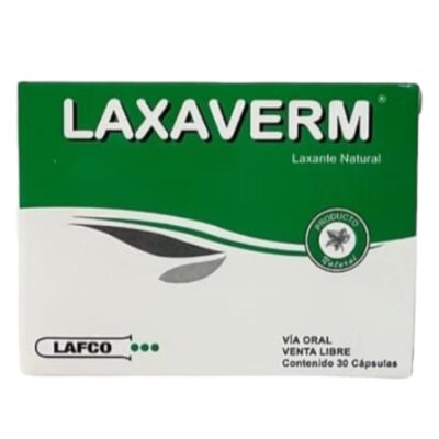 LAXAVERM - 30 cápsulas