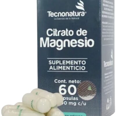CITRATO DE MAGNESIO - 60 cápsulas de 500 mg