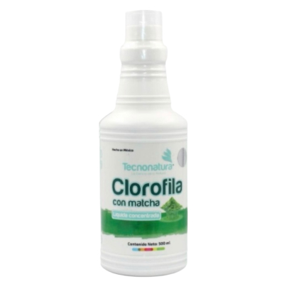 CLOROFILA CON MATCHA - Frasco de 500 ml
