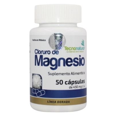 CLORURO DE MAGNESIO – 50 cápsulas