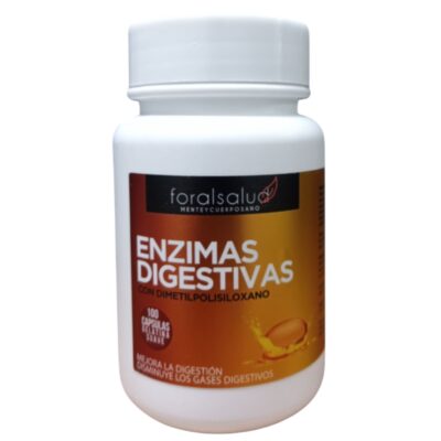 ENZIMAS DIGESTIVAS - 30 cápsulas gelatina