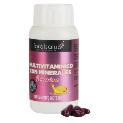 MULTIVITAMINICO CON MINERALES FEMENINO - 100 cápsulas de gel