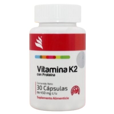 VITAMINA K2 - 30 capsulas de 450 mg